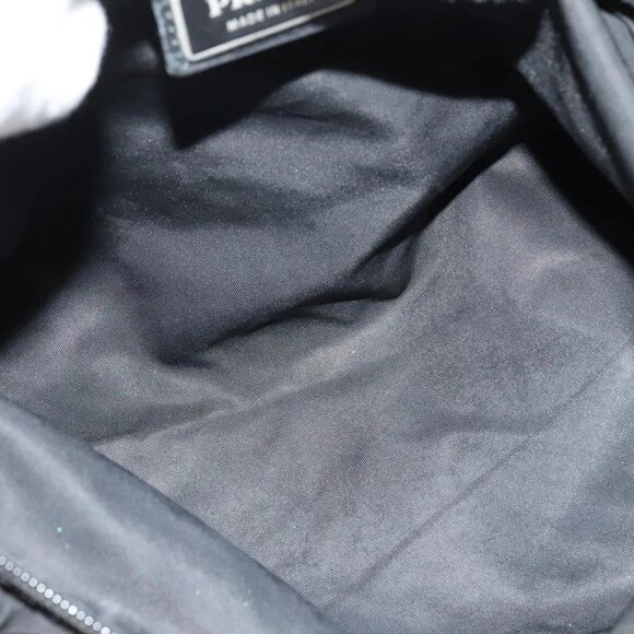 PRADA Shoulder Bag Nylon Black Auth gh414 - Picture 9 of 16